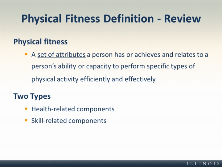 Activity definition