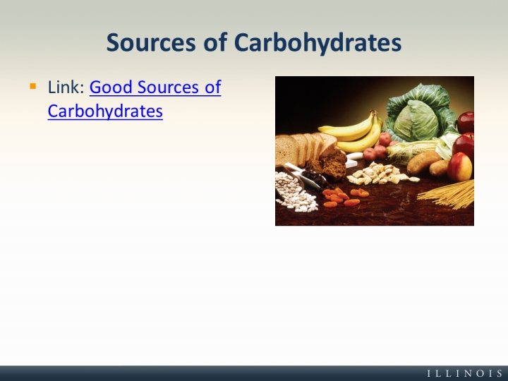 Sources Of Carbohydrates
