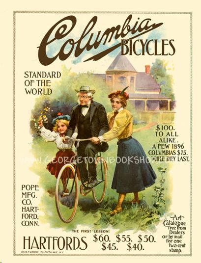 Advertisement for Columbia bicycles  