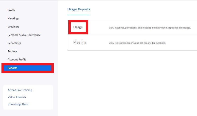 Zoom Usage Report For Attendance